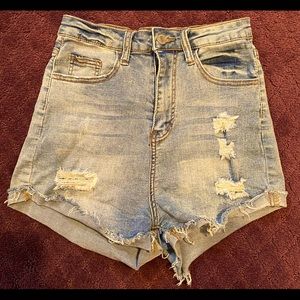 SHEIN High Waisted Denim Shorts